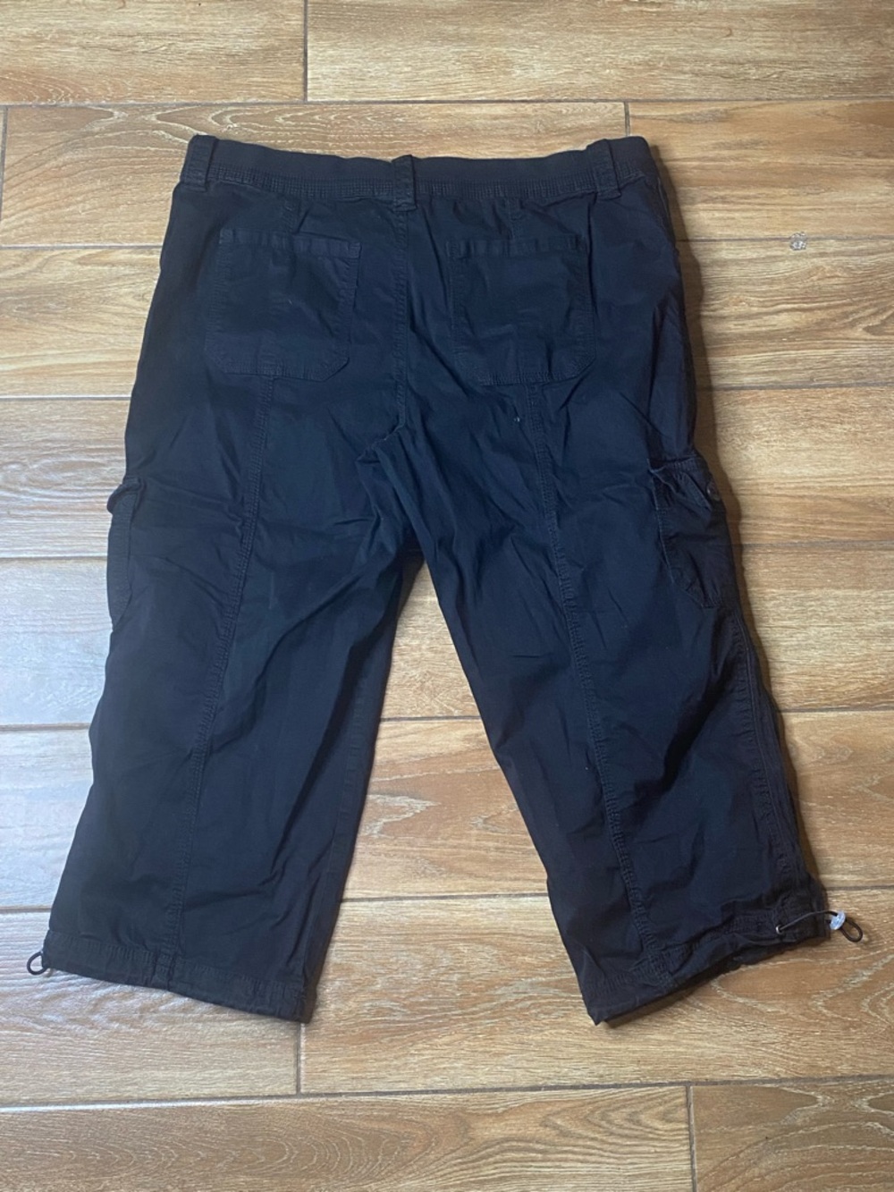 Style & Co 14 Black Cargo Pants - Picture 6 of 12